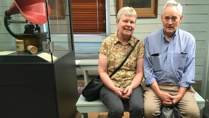 Ian Wilkinson left hospital after surviving a suspected mushroom poisoning that killed his wife, Heather, and two others in a case that has gripped Australia