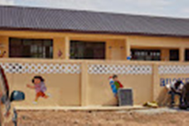 Manhyia North MP commissions 3-unit KG block