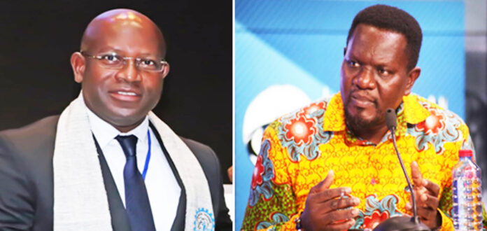 Secretary General, PMAWCA, Jean Marie Koffi (left), and Executive Director, APN Group, Louis Yaw Afful