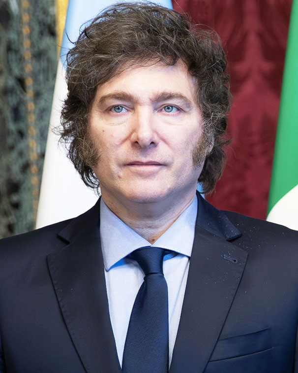 Argentina president Javier Milei