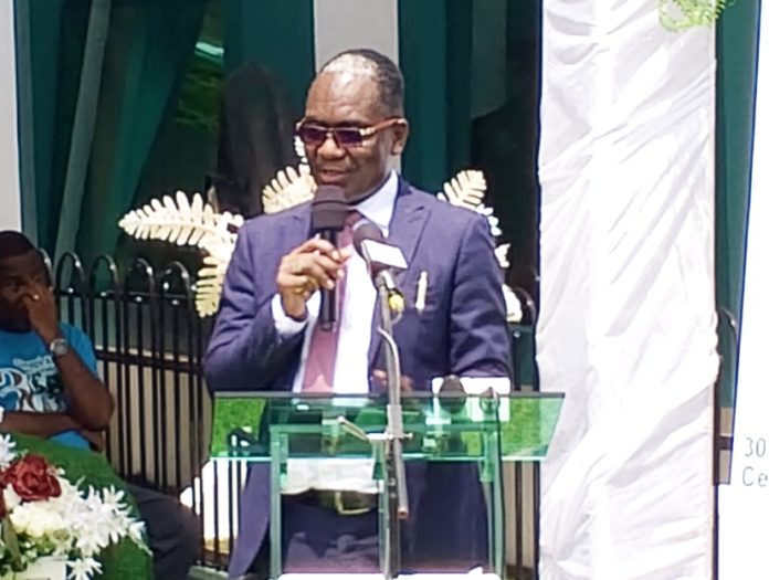 Ismail Adam ,Deputy Director of Banking and Supervision at the Bank of Ghana speaking at the function.