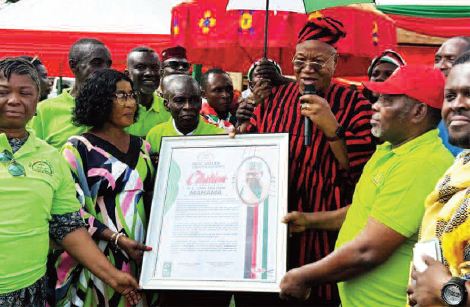 Of Ex-President Mahama from Madam Anita and Mr. Ativor