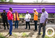 Volta Minister assesses storm damage at Sokode