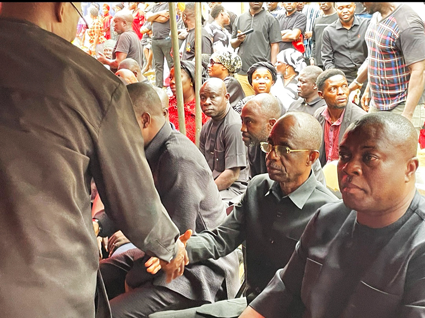 Adansi Traditional Council, top NDC officials mourn with Samuel Aboagye’s family
