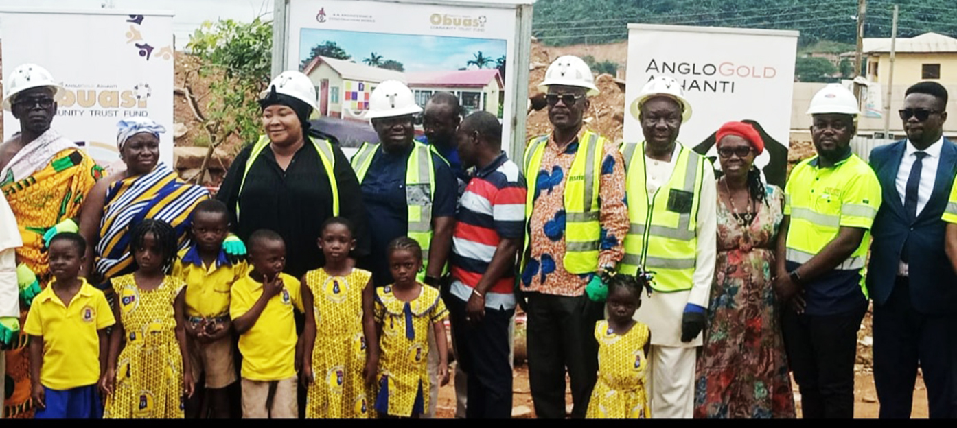 AGA Community Trust Fund Constructs GH¢1.3m KG block for Obuasi Methodist School