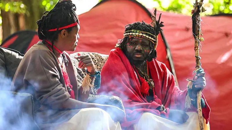 African tribe’ stays put in woods despite second eviction