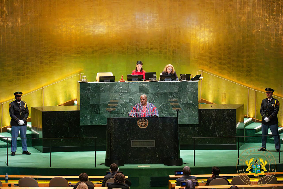 Mahama Speaks His Mind At The Un Assembly  … Kicks against absolute veto held by 5 permanent countries