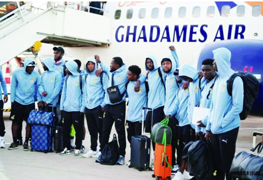Black Stars depart Accra, ahead of Chad showdown