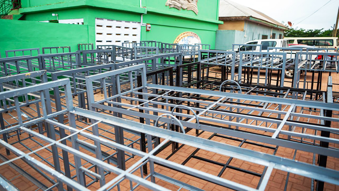 Fifty 50 Club Donates 30 Metal Bunk Beds to T.I. Ahmadyya SHS 
