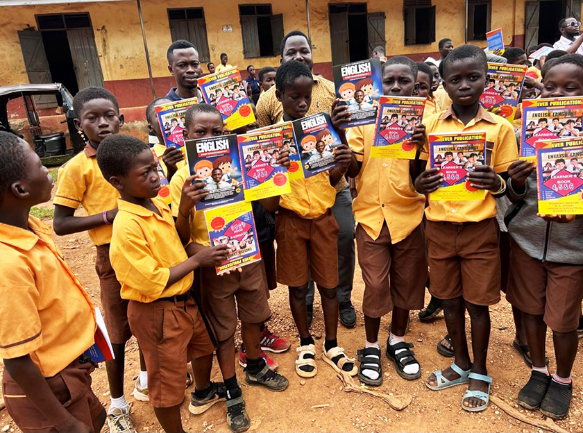 Ahafo Ano South West MP distributes Textbooks to schools