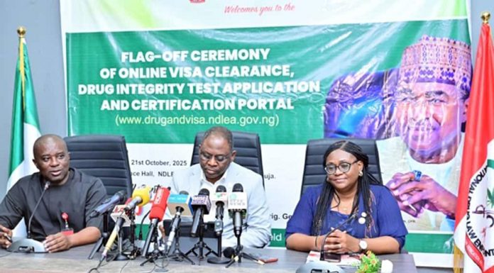 The portal was unveiled at a press conference to flag off the digitization of the Agency’s Drug Integrity Test