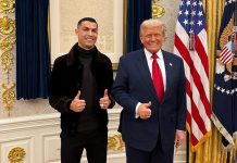 Ronaldo attends White House State dinner, wins praise from US President Trump
