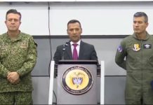 Colombian military bombs suspected rebel camp, killing 19