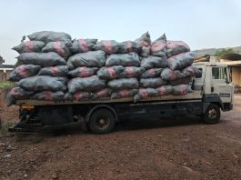 Volta Police Burn 600 Sacks of Seized Indian Hemp