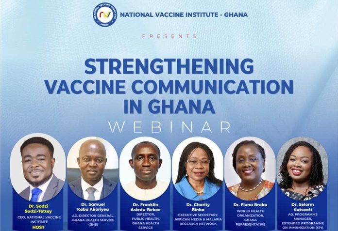 Official flyer of the programme organised by the National Vaccine Institute – Ghana