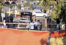 Suicide bombing kills 12 in Pakistan, says interior minister