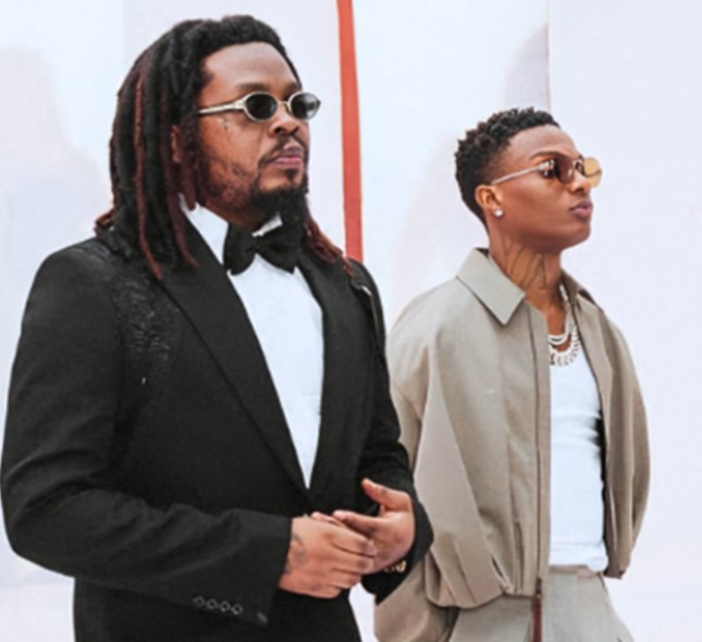 Singer Olamide and Wizkid