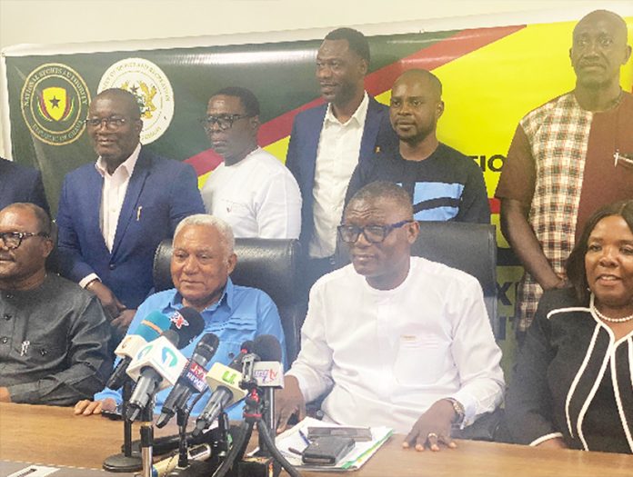 Sports Minister Kofi Adams and Ghana Boxing IMC