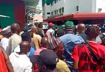 Heavy Security At PDP HQ As Abdulrahman Mohammed Assumes Acting Chair Post