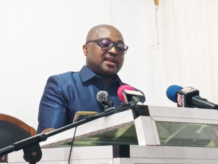 The Upper West Regional Minister, Charles Lwanga Puozuing