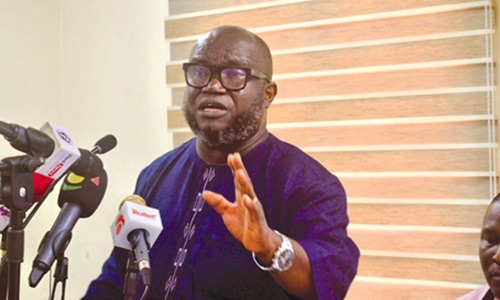 The convener of the Media Coalition Against Galamsey, Ken Ashigbey (2)