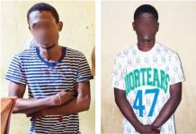 wo suspects remanded over robbery and murder at Aduman