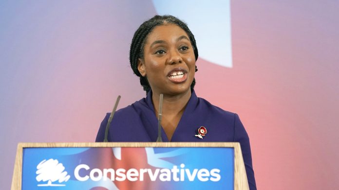 UK Conservative leader Kemi Badenoch