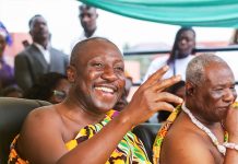 Osahen Afenyo-Markin officially opens Ntakorfam Library/ICT centre