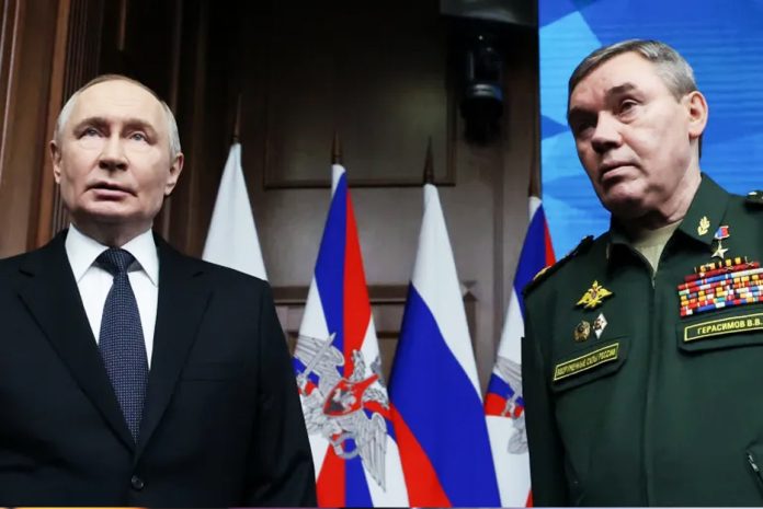 President Vladimir Putin and Chief of the General Staff Valery Gerasimov