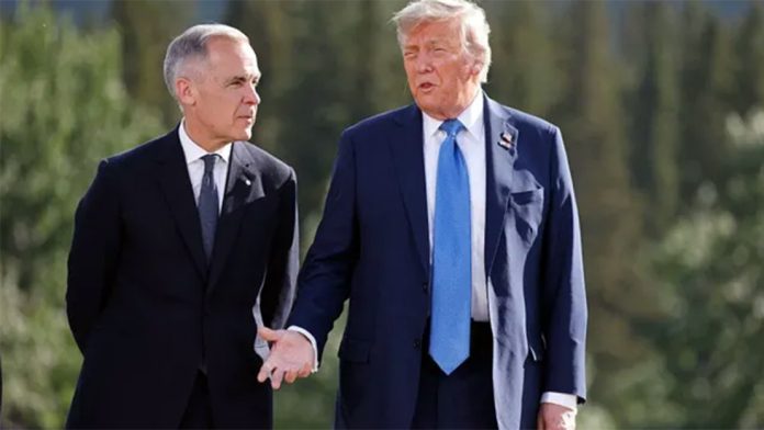 Trump and Canada Prime Minister Carney