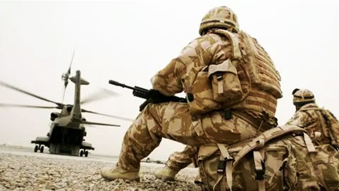 UK soldiers in Afghanistan