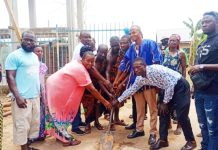 DCE, MP For Ahafo Ano South-East Cut Sod For Mechanised Borehole