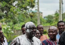Ghanaian actor, Mikki Osei Berko enstooled as chief in Adamorobe