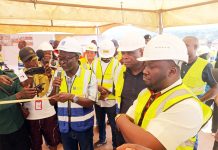 Roads minister inspects Asokwa-Santasi By-pass and Suame Interchange projects