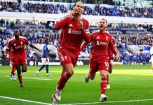Van Dijk’s 100th-minute winner sinks Everton