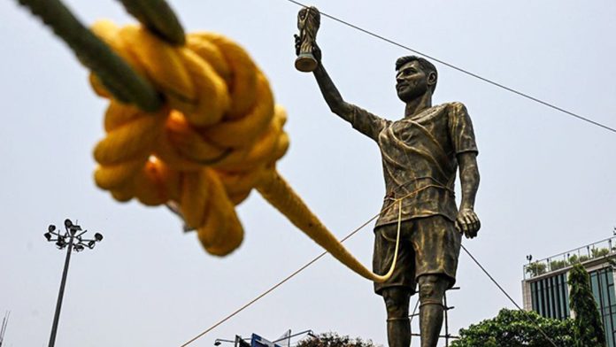70ft statue of Lionel Messi in India