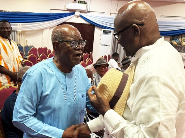 Afoko and his former headmaster