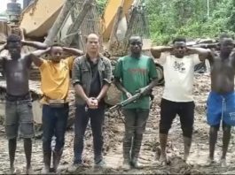 Galamsey: NAIMOS Nabs Chinese, 7 Ghanaians in Ashanti Region
