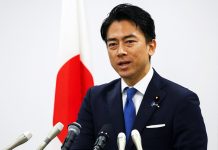 Japan defence minister denies militarism and criticises China’s ‘huge arsenal’