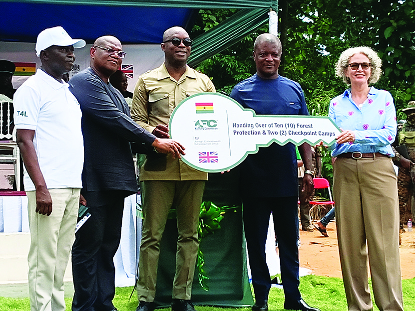 Forestry Commission Hands Over 10 Forest Protection Camps To Combat Illegal Mining