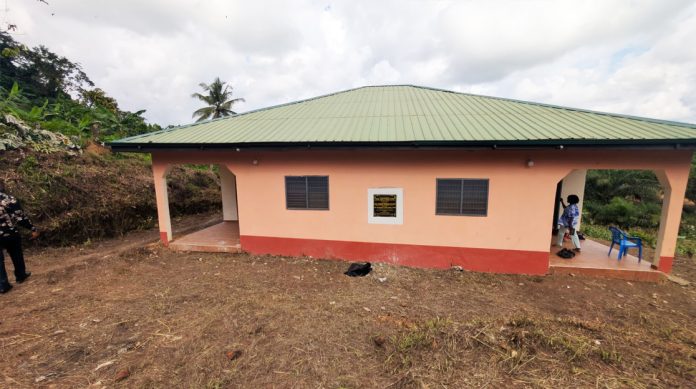 The newly handed over Teachers Quarters