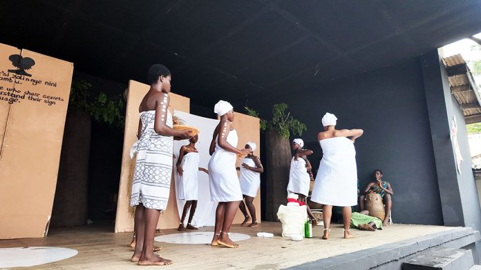 A scene from the annual student drama Festival