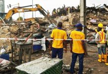 10 Rescued As Building Collapses In Lagos