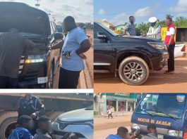 MTTD Arrests 13 Drivers for Illegal Use of Sirens on Kasoa-Winneba Highway