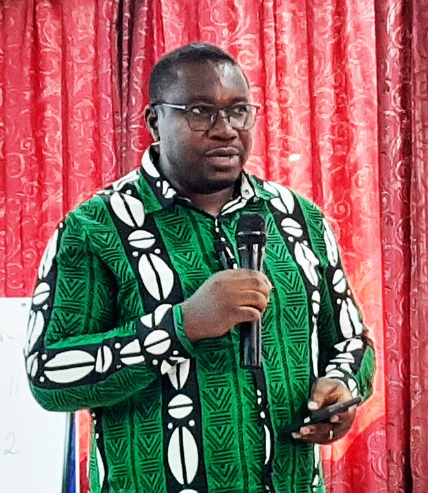 Kofi Adu Domfeh addressing the gathering