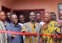 Ahafo Ano South West MP Commissions 16-Unit Toilet Facility for Mpasaso No1