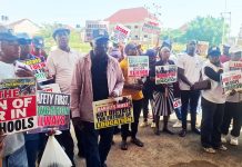 Oyo abduction: Teachers protest insecurity in Nigerian schools