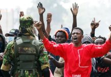 Man reportedly shot at Kenya protest against US Ebola quarantine centre
