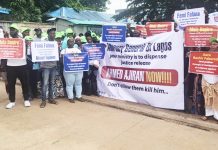 Residents protest at Lagos Assembly over detention of community leader