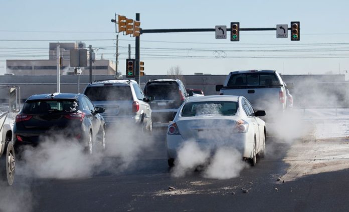 Smoke from vehicles